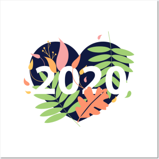 Happy new year 2020 Posters and Art